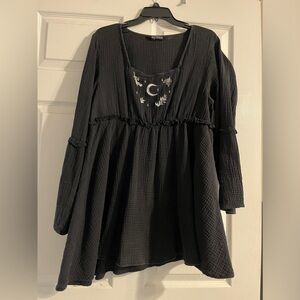 Disturbia- Aradia Embroidered Mini Dress.  Size 12